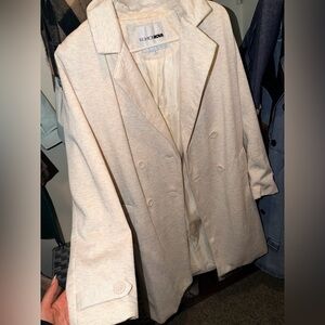 Fashion Nova Cream Trench Coat